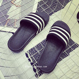 Vintage Striped Slippers