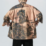Landscape Printed Kimono Shirt