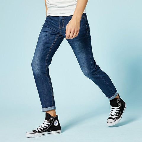 Indigo Sun Fitted Jeans