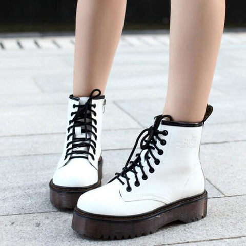 Platform Combat Boots