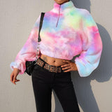 Cotton Candy Sherpa Pullover