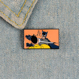 Batman Slapping Robin Pin