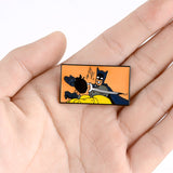 Batman Slapping Robin Pin