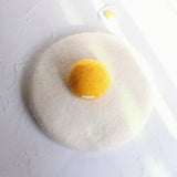 Sunny Side Up Egg Beret
