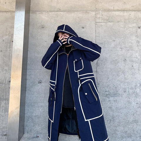 Boundaries Hooded Trench Coat