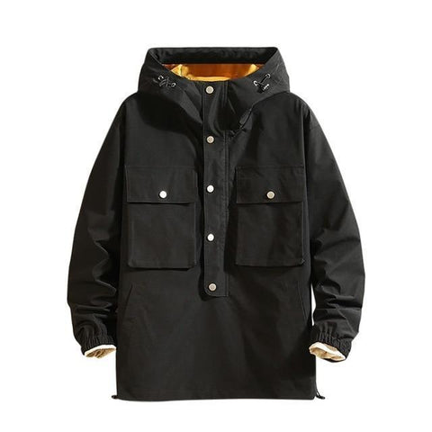 Pullover Double Pocket Jacket