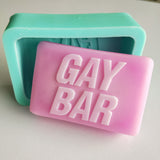 Gay Bar Silicone Soap Mold