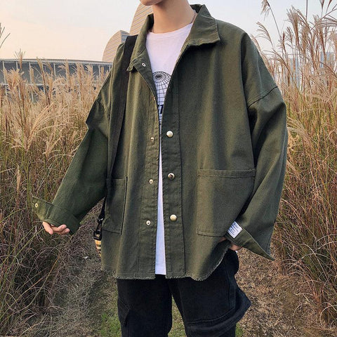 Vintage Olive Chore Jacket