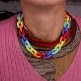 Rainbow Acrylic Chain