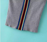Knitted Rainbow Shirt