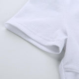 Ribbed Supported Basic Tee