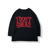 "I Don't Smoke" Knit Sweater