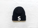 Embroidered S Beanie