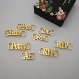 Custom Name Shoelace Buckle (6 Letters)