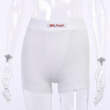 99% Angel High Waisted Embroidered Shorts