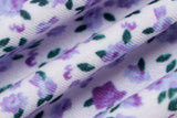 Violet Floral Crop Top