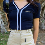 Cute And Psycho Retro Fitted Zip Up Crop