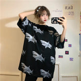 Oversized Shark Tee