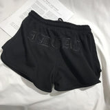 IDGAF Embroidered Shorts