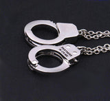 Partners In Crime Handcuff Necklaces (2Pc Set)