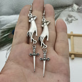 Hand & Dagger Earrings
