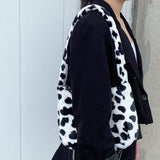 Black & White Cow Shoulder Bag