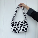Black & White Cow Shoulder Bag
