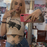 Death From Above Crop Top