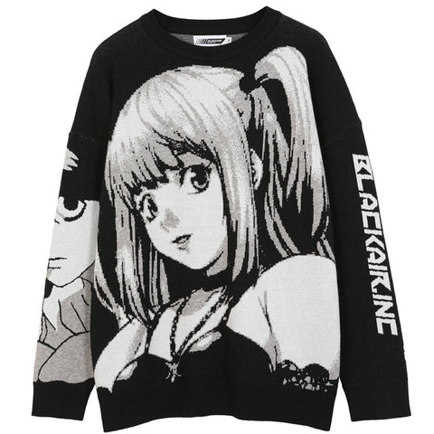 Death Note Knitted Sweater