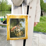 Classical Frame Canvas Bag