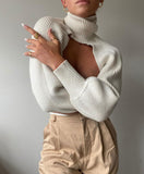 Knitted Turtleneck Sleeves