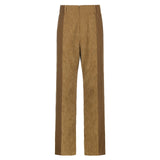 Patched Corduroy High Waisted Pants