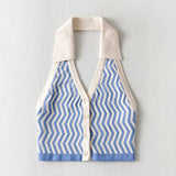 Knitted Striped Vest
