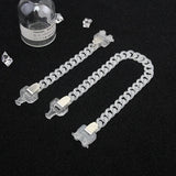 Acrylic Chain Necklace Bracelet Set