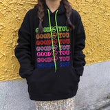 Good For You Embroidered Hoodie