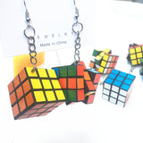 Rubix Cube Earrings