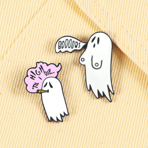Boobs Ghost Pin