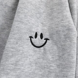 Smiley Face Embroidery Joggers