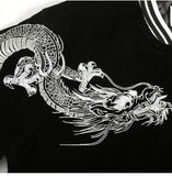 Dragon Sleeve Embroidered Baseball Jacket