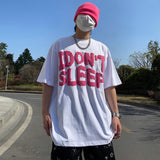 "I Don't Sleep" Puff Print Tee