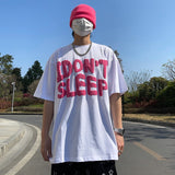 "I Don't Sleep" Puff Print Tee