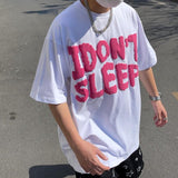 "I Don't Sleep" Puff Print Tee