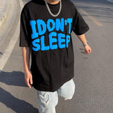 "I Don't Sleep" Puff Print Tee