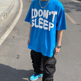 "I Don't Sleep" Puff Print Tee