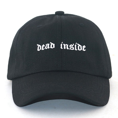 "Dead Inside" Embroidered Cap