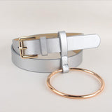 Basic Belt With Metal Ring