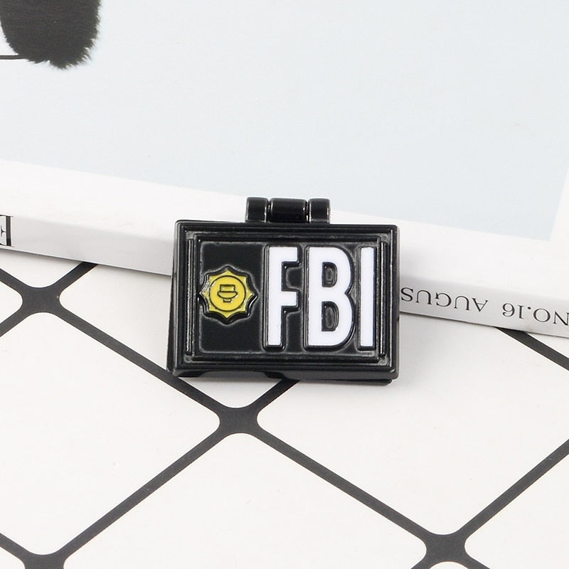 FBI Simpson Pin – White Market