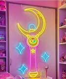 Sailor Moon Wand Neon Light