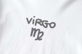 Zodiac Sign Fitted Cropped Ribbed Y2K Tee