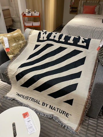 "WHITE" Throw Blanket